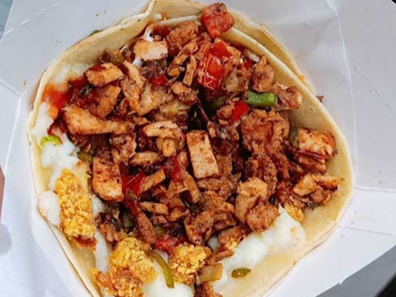 Chicken Strips And Shish Crepe