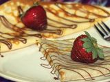 Chocolate crepe