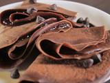 Hazelnut chocolate crepe