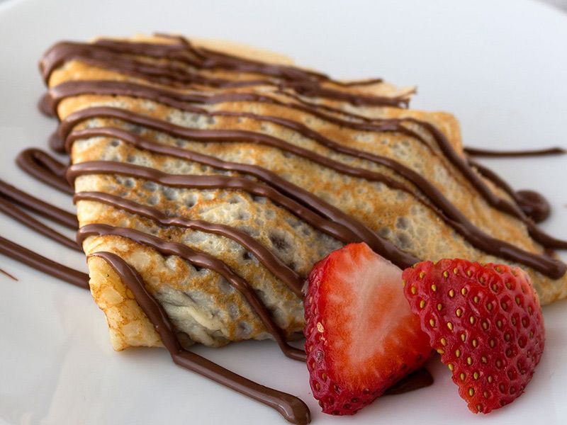 Nucrema Chocolate Crepe