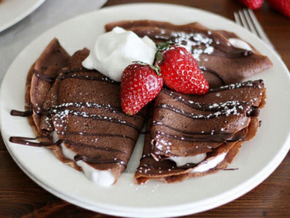 Chocolate crepe
