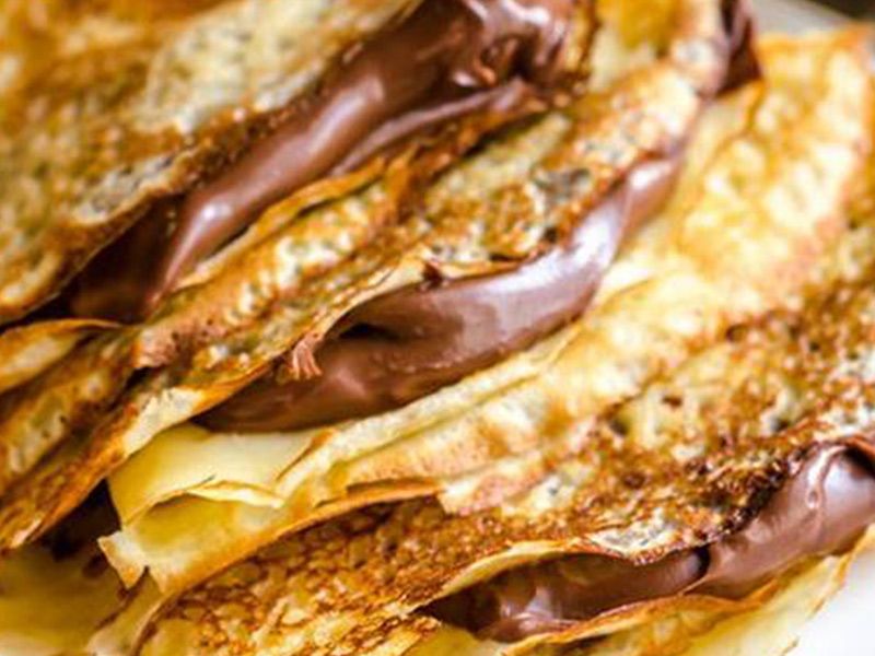Chocolate With Hazelnuts Crepe