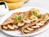 Chocolate and Banana Crepe