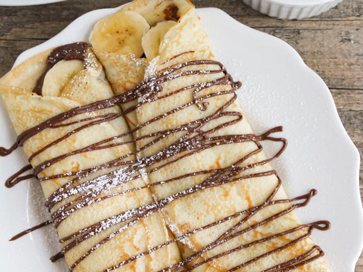 Chocolate and Banana Crepe