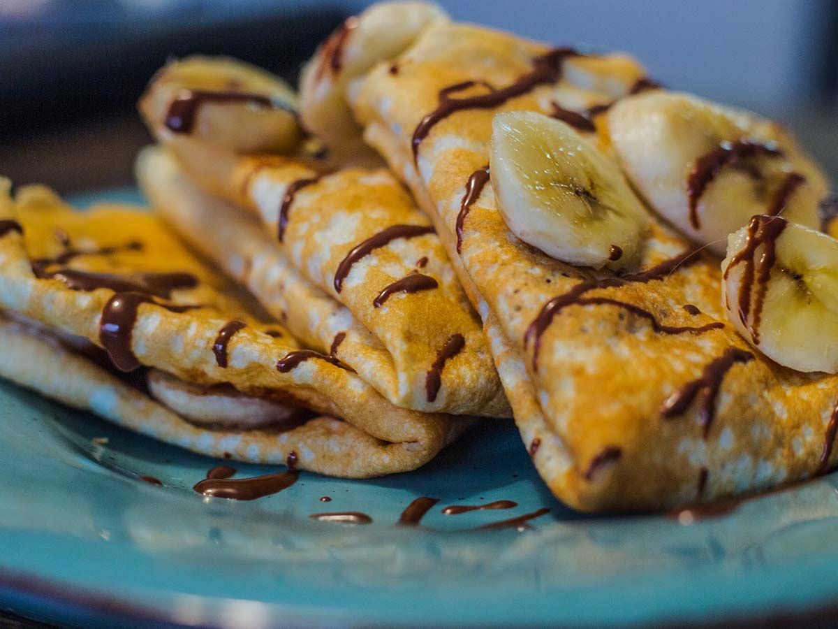 Nutella And Banana Crepe