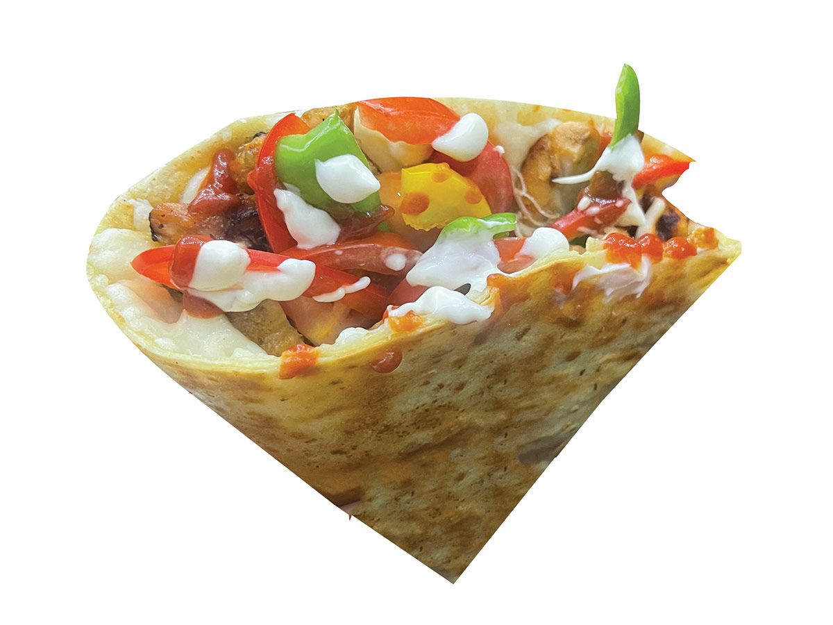 Grilled Breasts Crepe