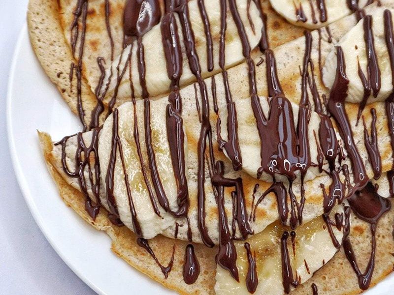 Chocolate Sauce Crepe