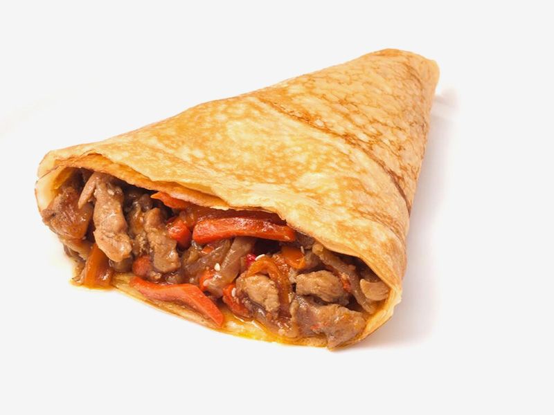 Chicken Fajita Crepe
