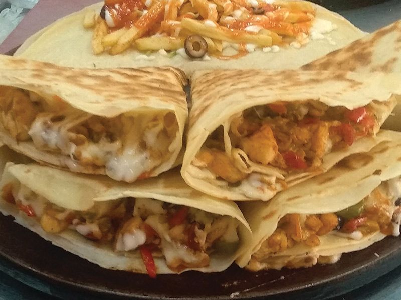 Chicken Fajita Crepe