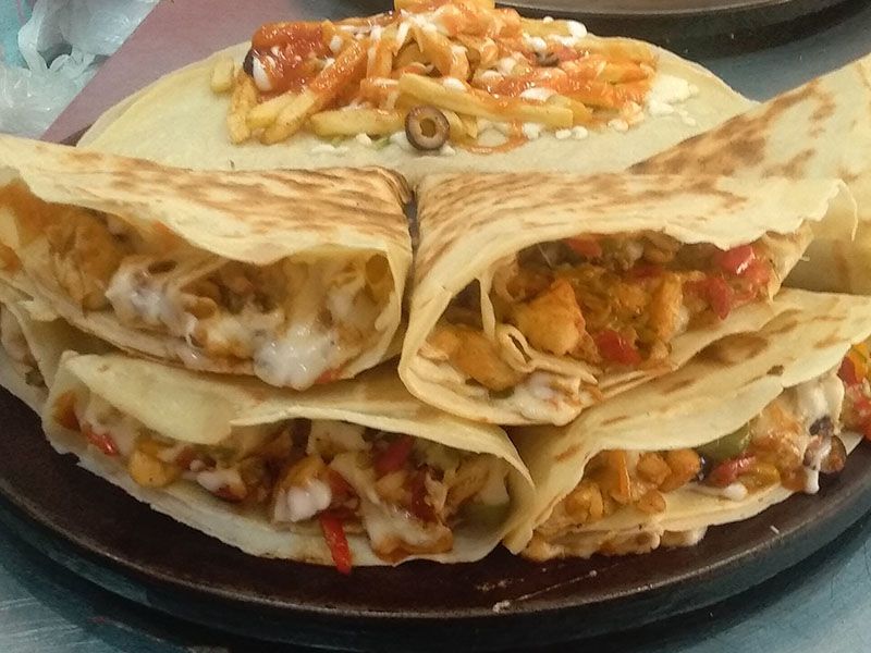 Chicken Fajita Crepe