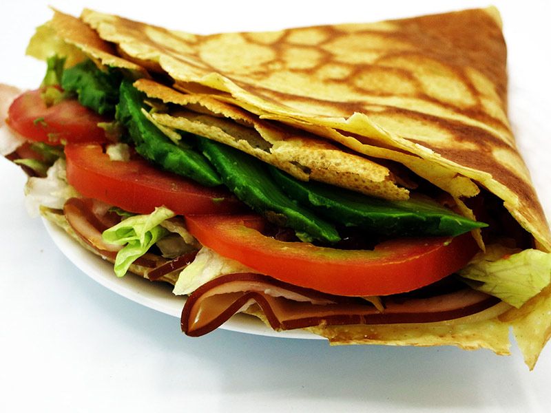 Potatoes Fajita Crepe