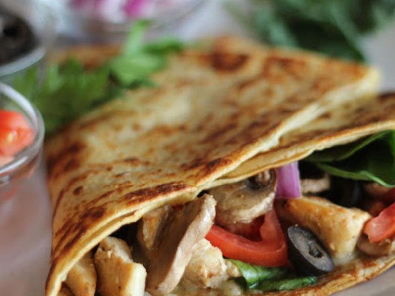 Chicken Fajita Crepe