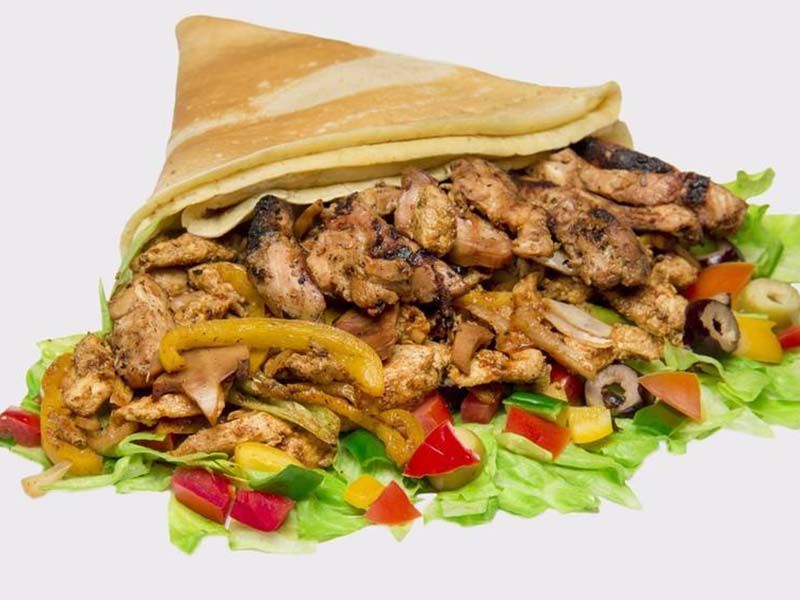 Chicken Fajita Crepe
