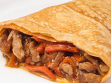 Chicken Fajita With French Fries Crepe