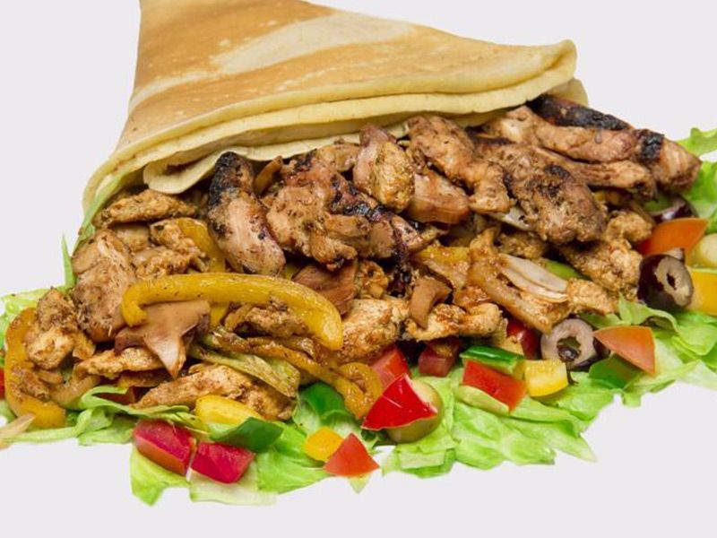 Chicken Fajita Crepe