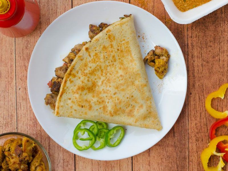 Chicken Fajita Crepe