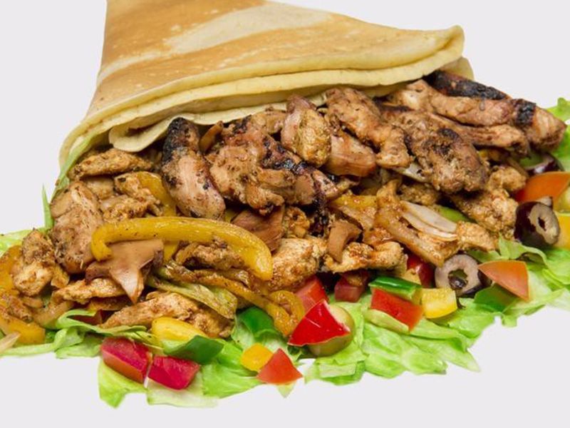 Chicken Fajita crepe