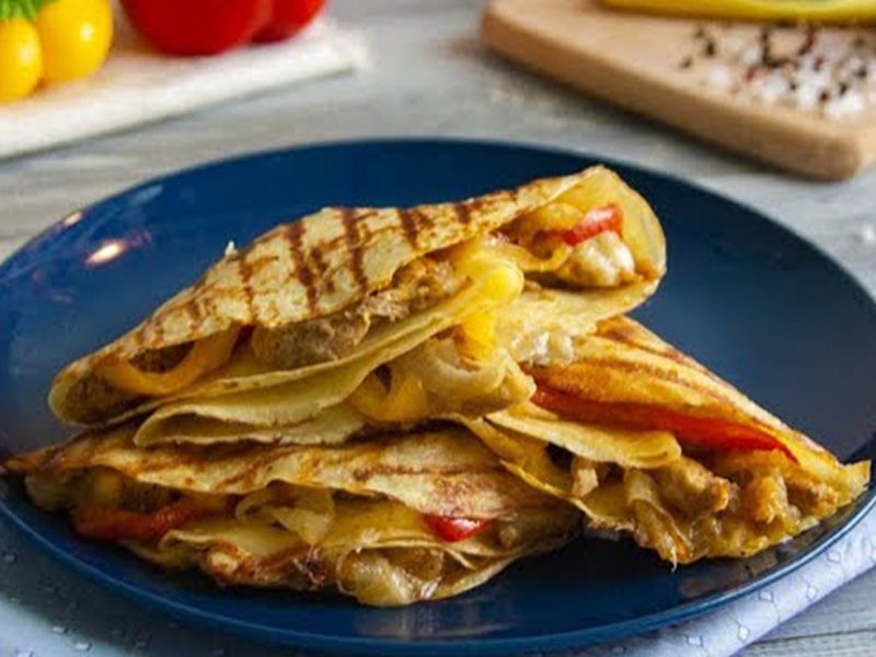 Chicken Fajita Crepe