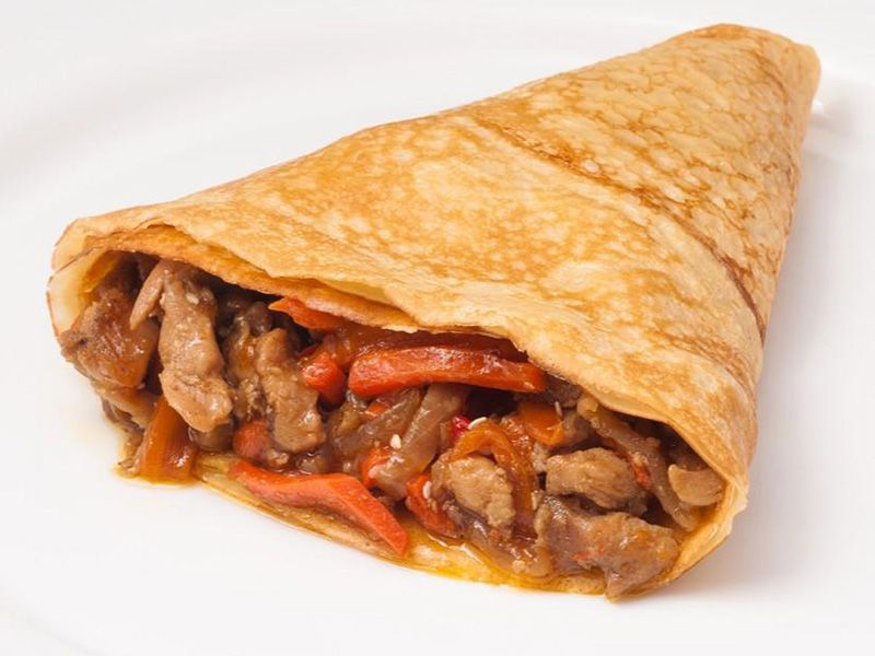 Chicken Fajita Crepe