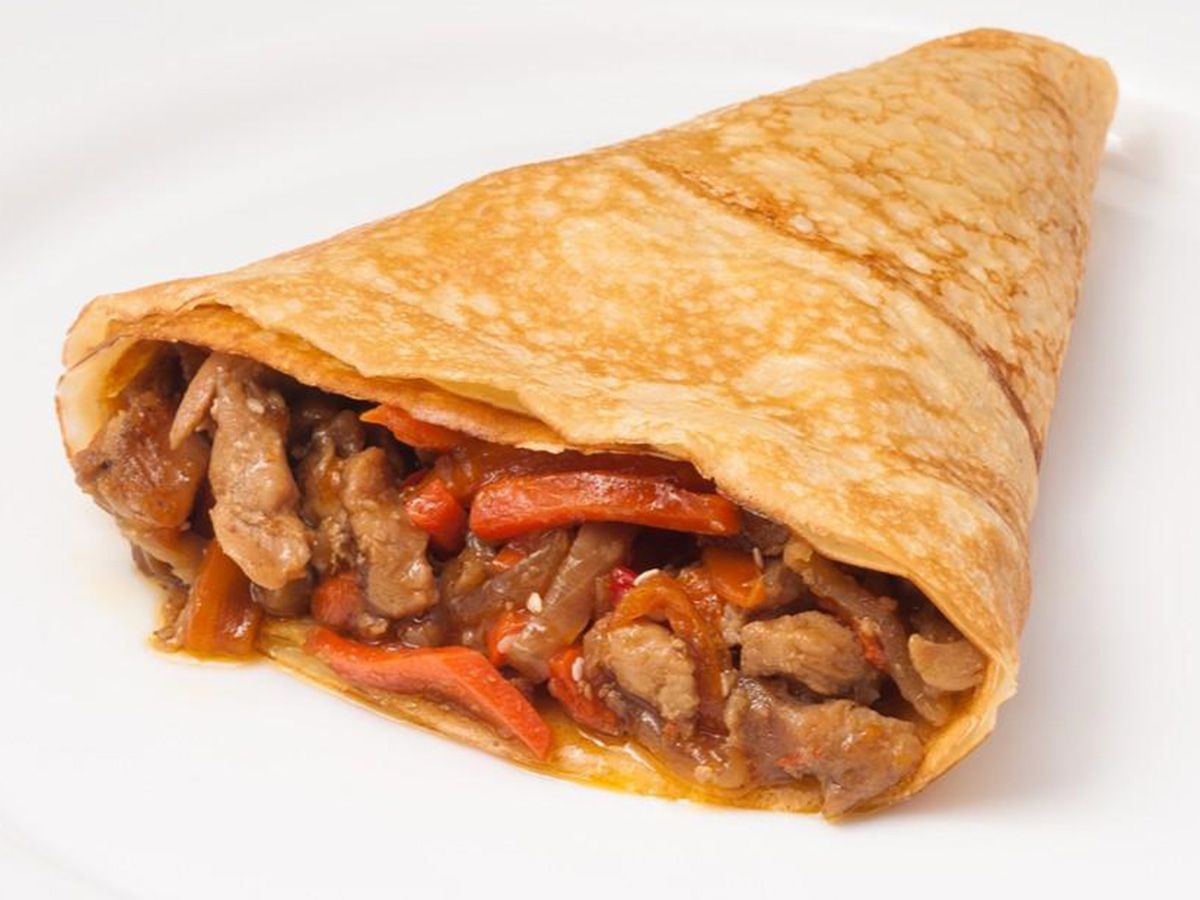 Chicken Fajita Crepe