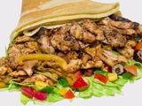 Chicken fajita crepe
