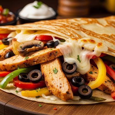 Chicken Fajita Crepe