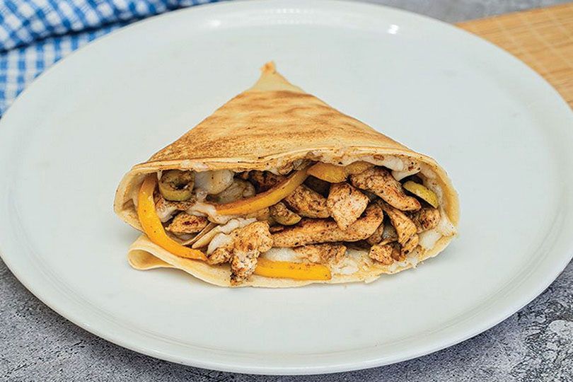 Chicken Fajita Crepe