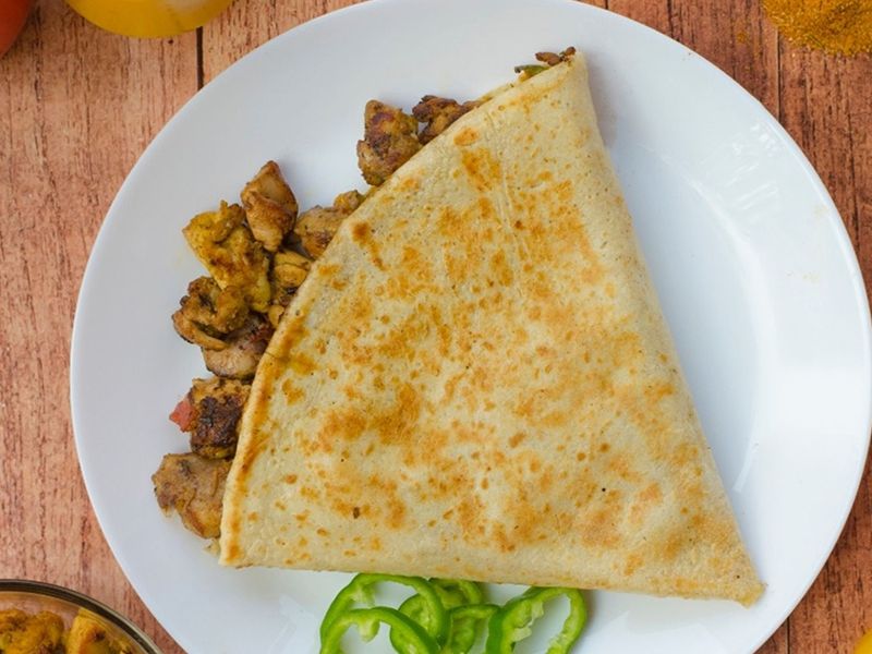 Chicken Fajita Crepe