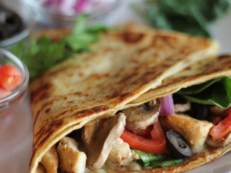 Chicken Fajita Crepe