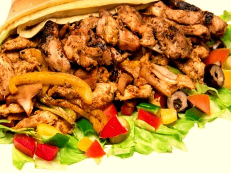 Fajita Chicken Crepe