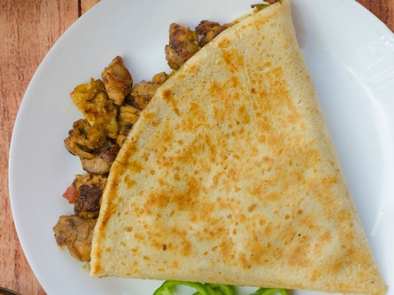 Chicken Fajita Crepe