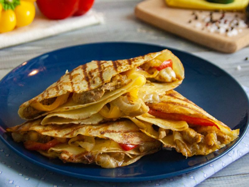 Chicken Fajita Crepe