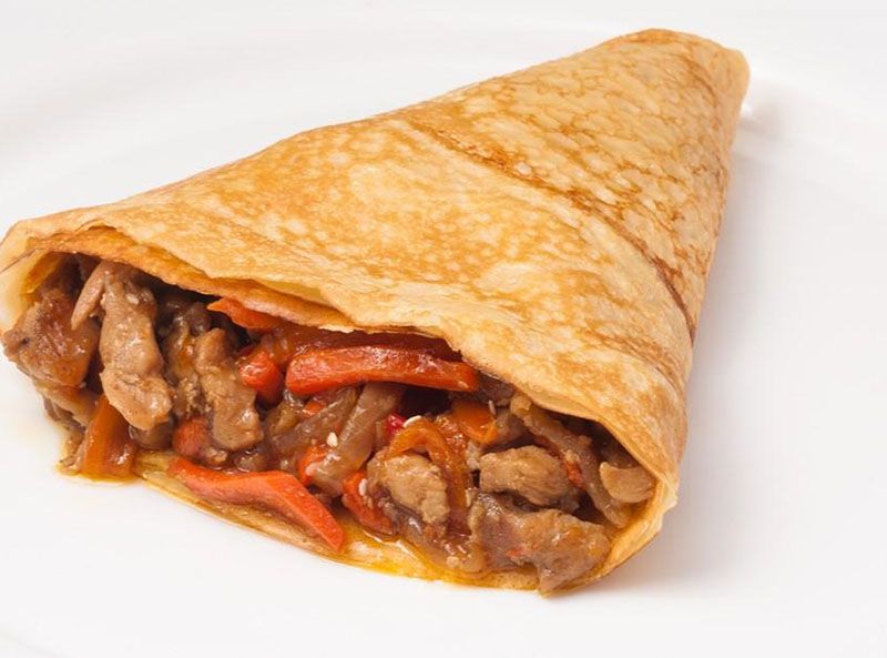 Chicken Fajita Crepe
