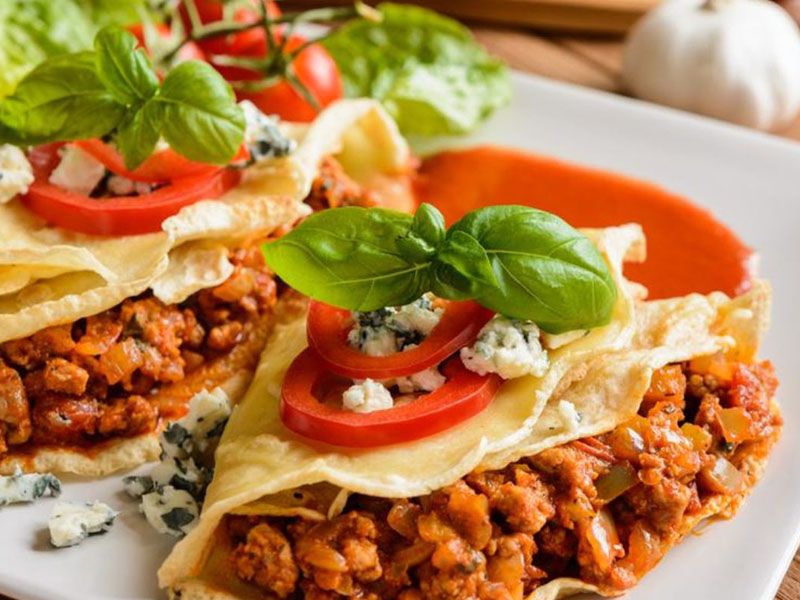 Meat Fajita Crepe