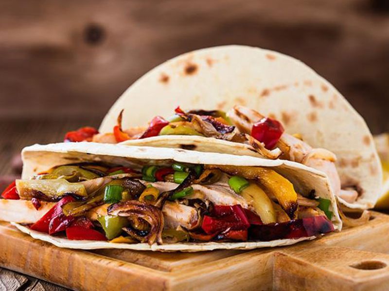 Meat Fajita Crepe