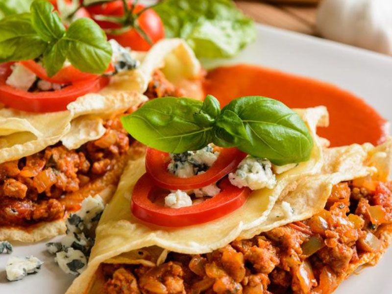 Meat Fajita Crepe