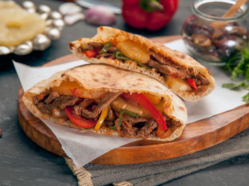 meat Fajita Crepe