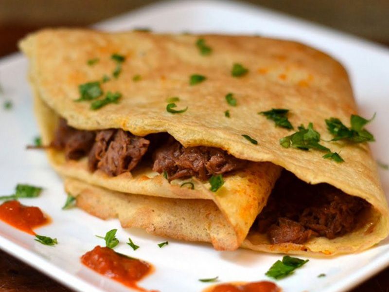 Meat Fajita Crepe