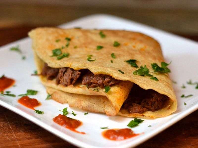 Meat Fajita Crepe