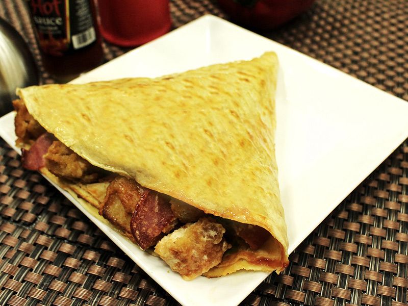 Meat Fajita Crepe