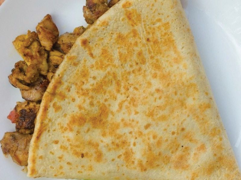 Grilled Chicken Crepe