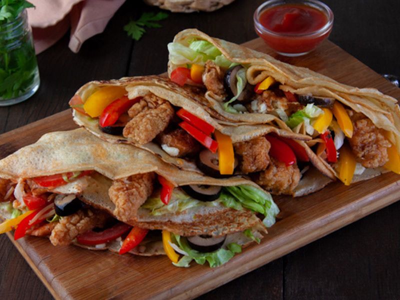 Chicken Strips Crepe