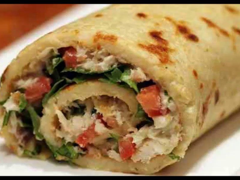 Chicken Pane With Burger Crepe