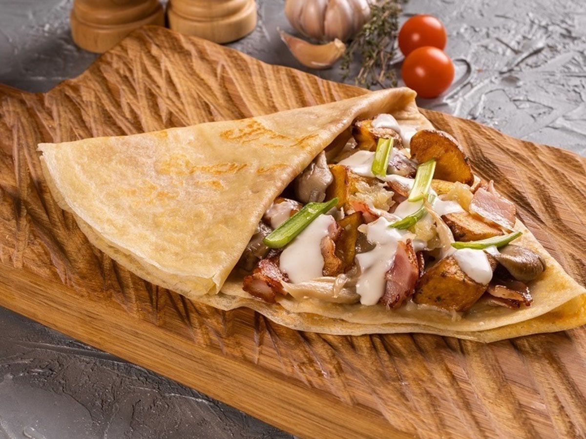 Mushroom Friday Crepe