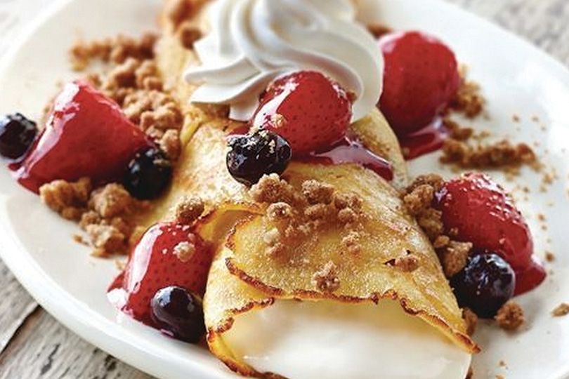 Fruits Nuts Crepe