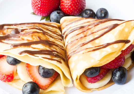 Chocolate With Banana Crepe