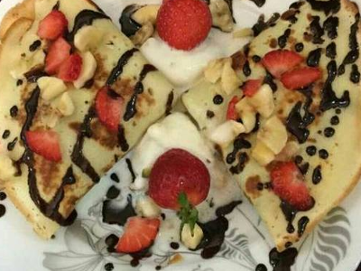 Fruit crepe
