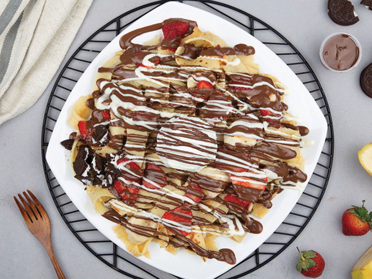 Fruit crepe