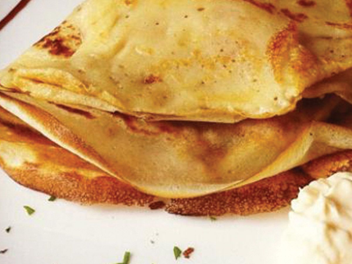 Qeshta and honey Crepe