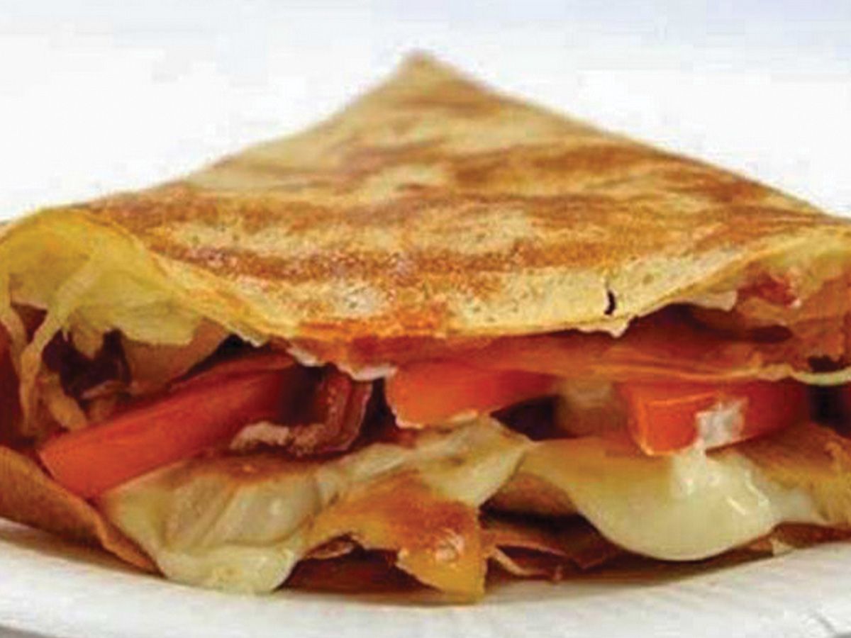 Crab crepe